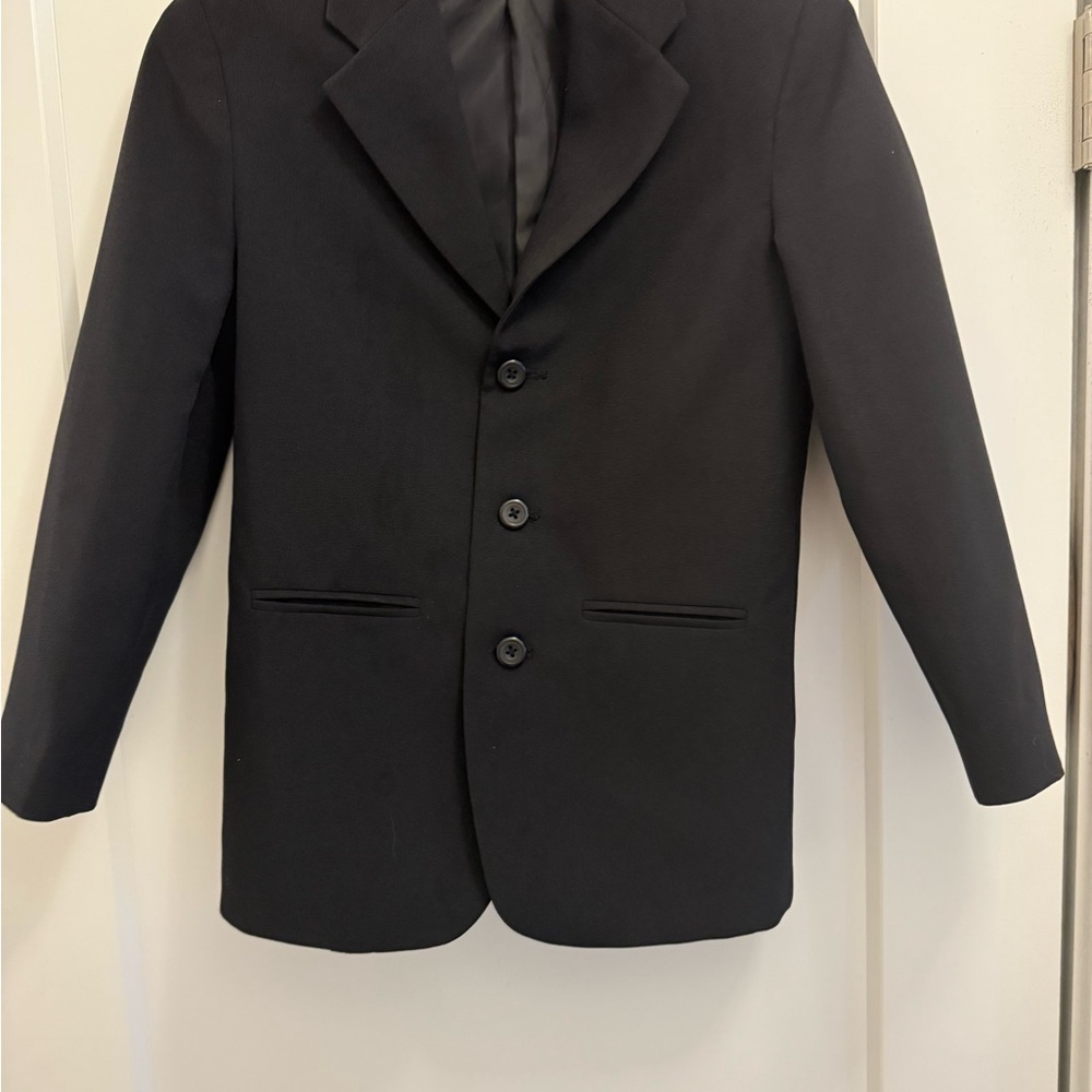 Boys 10 Slim Amherst Collection Black Suit Jacket